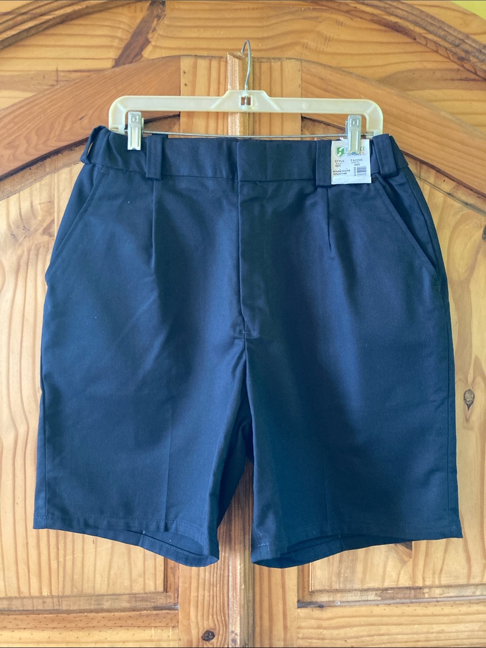 Women's Horace Small navy blue workwear uniform shorts size 16 - NWT